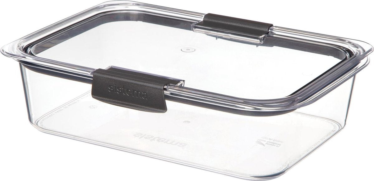 Sistema brilliance – bewaardoos – rechthoekige vershouddoos – groot – tritan – 2l