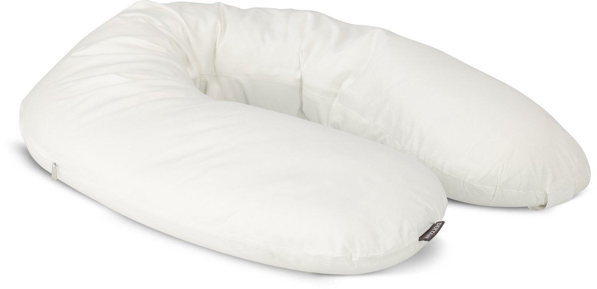 Deryan Stillkissen Seitenschlafkissen Körperkissen – 120 cm – Weiß
