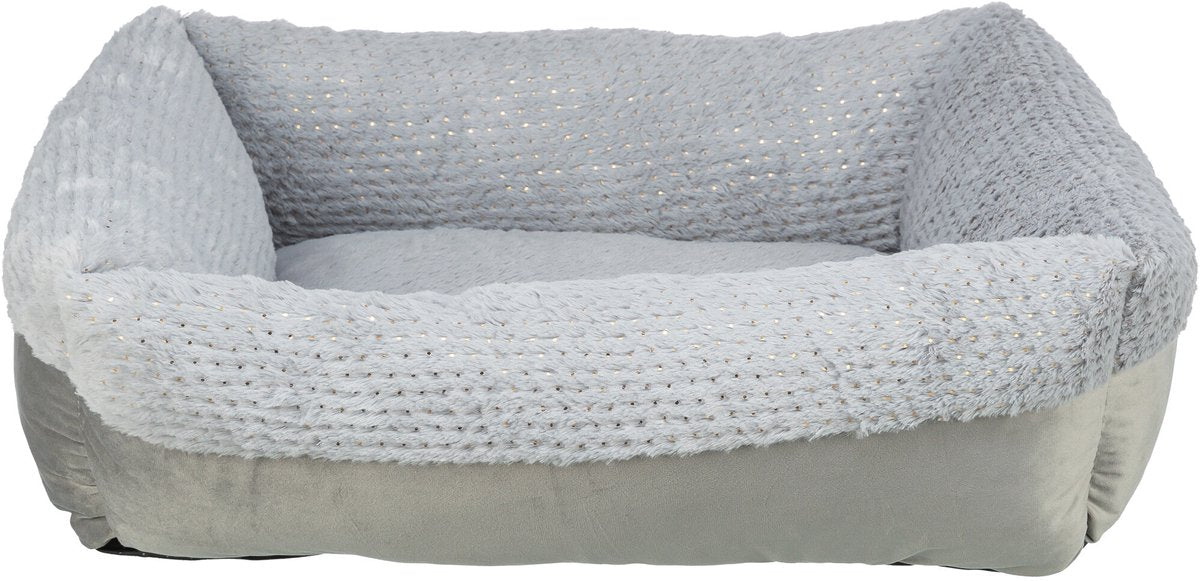 Trixie - Hundebett Xmas Livia - grau - 80x60 cm