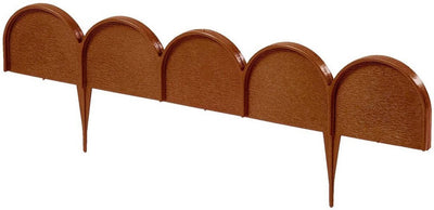 Prosperplast Randkante aus gebogenem Kunststoff, Terrakotta – 10 m