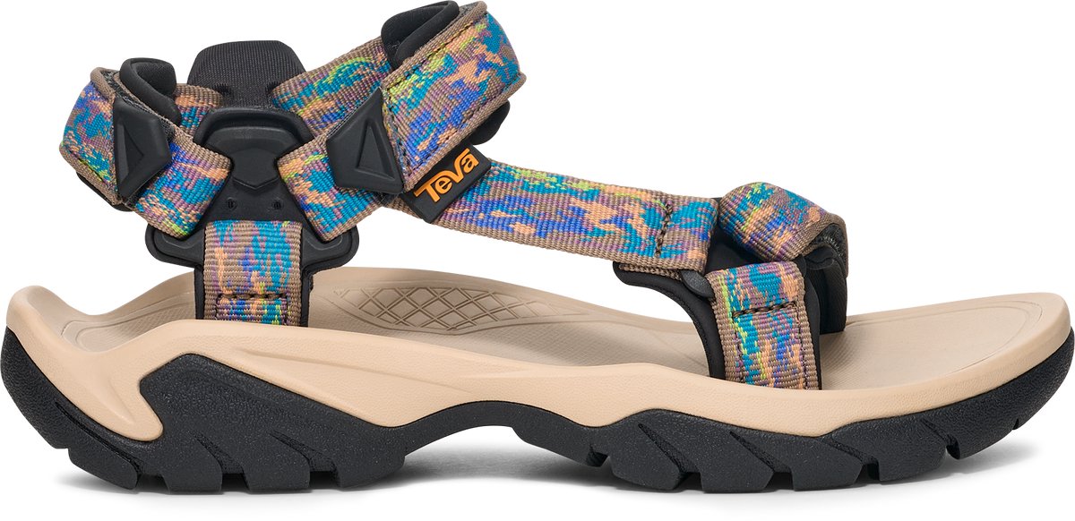 Teva W Terra Fi 5 Universal Damensandalen – Tree Cover Neon Spring