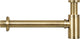Differnz-Siphon mattgold – Siphon-Waschbecken – Mix-Match-Brunnensiphon