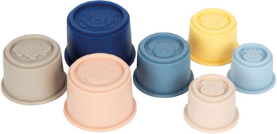 Kleiner Fuß – Silikon-Stapelbecher