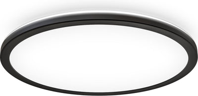 Briloner b.k.licht - LED-Deckenleuchte - Schwarz - LED-Panel - Deckenleuchte - L: 29,3 cm - 4.000 K - 2.400 lm - 18 W