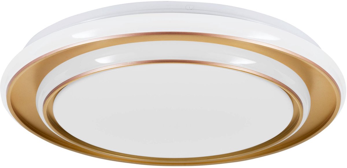 Eglo Moschetta Deckenleuchte - ø 40 cm - Goldweiß - einstellbares weißes Licht (warmes, neutrales und Tageslicht)