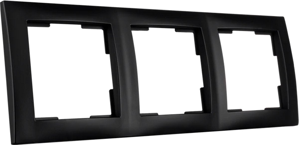 Ion Industries Abdeckrahmen 3-fach - e1 mattschwarz (80.302.316)