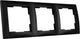 Ion Industries Abdeckrahmen 3-fach - e1 mattschwarz (80.302.316)