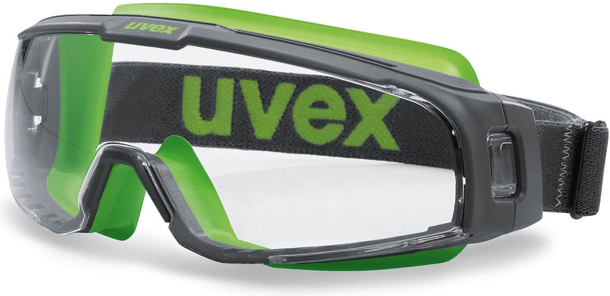 Uvex u-sonic 9308245 Schutzbrille schwarz grün