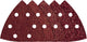 Wolfcraft – Schleifpapier 20 Stück für Delta-Multischleifer 95 mm – Körnung: 40,60,80, 120,180 – 1866000