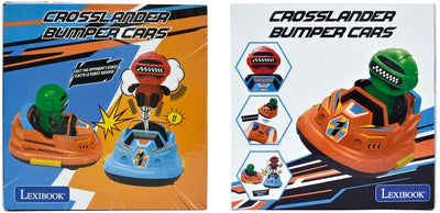 Lexibook Crosslander® Stoßstangen-Set – Set aus 2 Autoscootern mit 2 abnehmbaren Figuren mit Licht- und Soundeffekten
