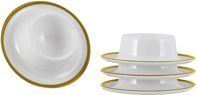 Gimex - Linea Line - Eierbecher Gold - 4 Stück