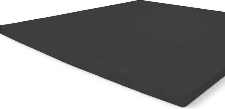 Byrklund Baumwoll-Spannbettlaken-Topper – Spannbettlaken 180 x 220 – 100 % Baumwolle – Anthrazit