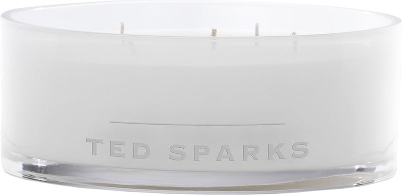 Ted Sparks – Duftkerze Balthazar – 50 Brennstunden – 6 Dochte – Luxusverpackung – frische Bettwäsche