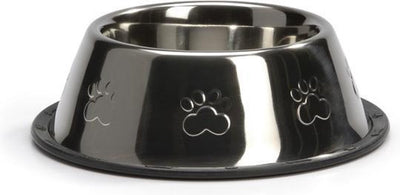 Beeztees Steeldish - Hundefutternapf - rutschfest - 0,9l