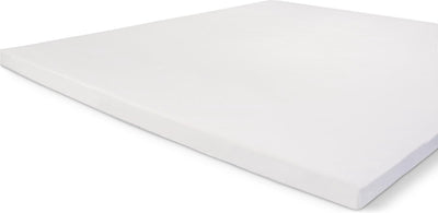 Byrklund Baumwoll-Spannbettlaken-Topper – Spannbettlaken 180 x 220 – 100 % Baumwolle – weiß