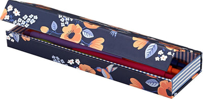 Kangaro Federmäppchen Blumen Karton K-90192