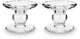 Vtwonen – 2er-Set – Kerzenständer – Glas – 9,2 x 7,3 cm