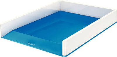 Briefablage Leitz Wow Polystyrol 267x336x49mm A4 blau