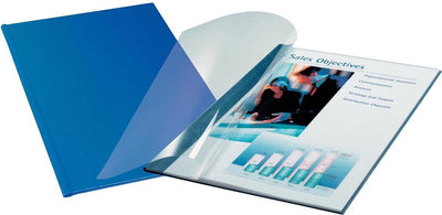 Leitz flexible Einbandhüllen – 3,5 mm – 10 Stück – blau