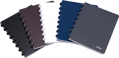 Atoma-Notizbuch – A4 – 144 Seiten – liniert – verschiedene Farben – 1 Stück