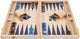 Longfield Backgammon 15 Blau Braun Trangle -