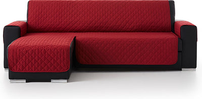 Bellmarti Duo Quilt Chaiselongue rechts - 200 cm breit - grau