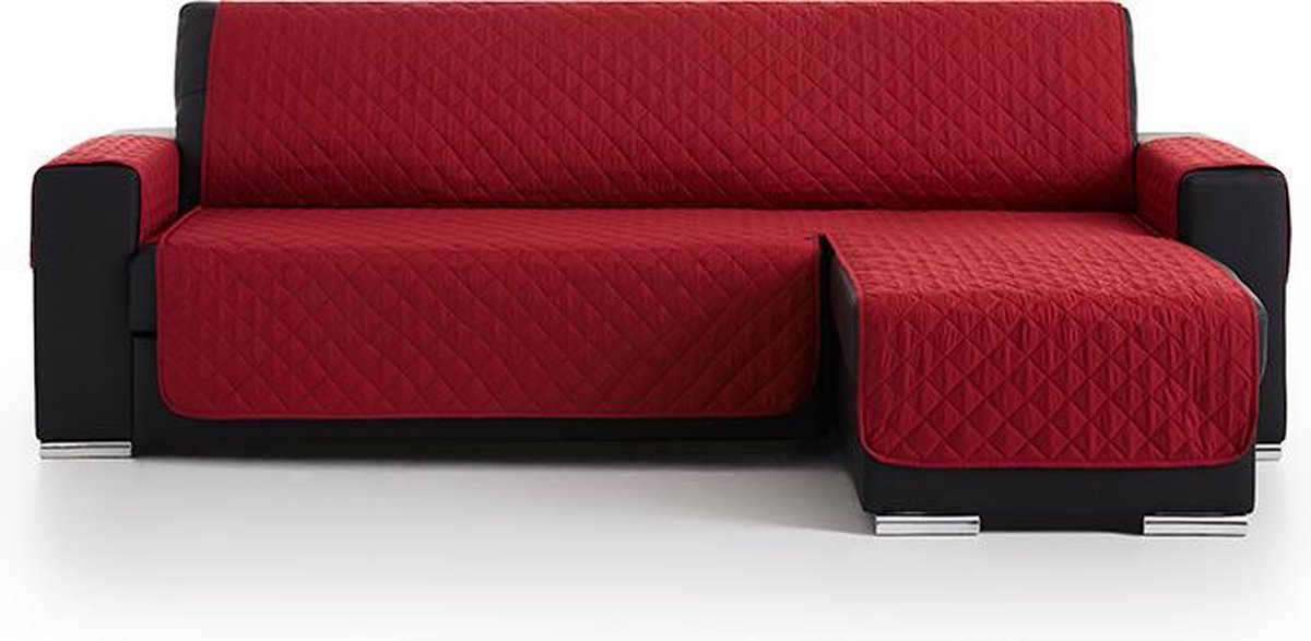 Belmarti® Sofaschoner Duo Chaiselongue 200 cm breit rot – Premium Ecksofaschoner für Sofas mit Loungebereich links oder rechts