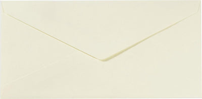 Florence-Umschläge in stabiler Qualität, elfenbeinfarbenes großes Rechteck, 25 Stück, 11,5 x 22,5 cm