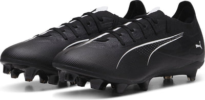 Puma Ultra 5 Match FG AG Unisex-Sportschuhe - Schwarz-Weiß