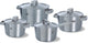 Bk konisches+ Pfannenset – 4 Kochtöpfe – mit Deckel