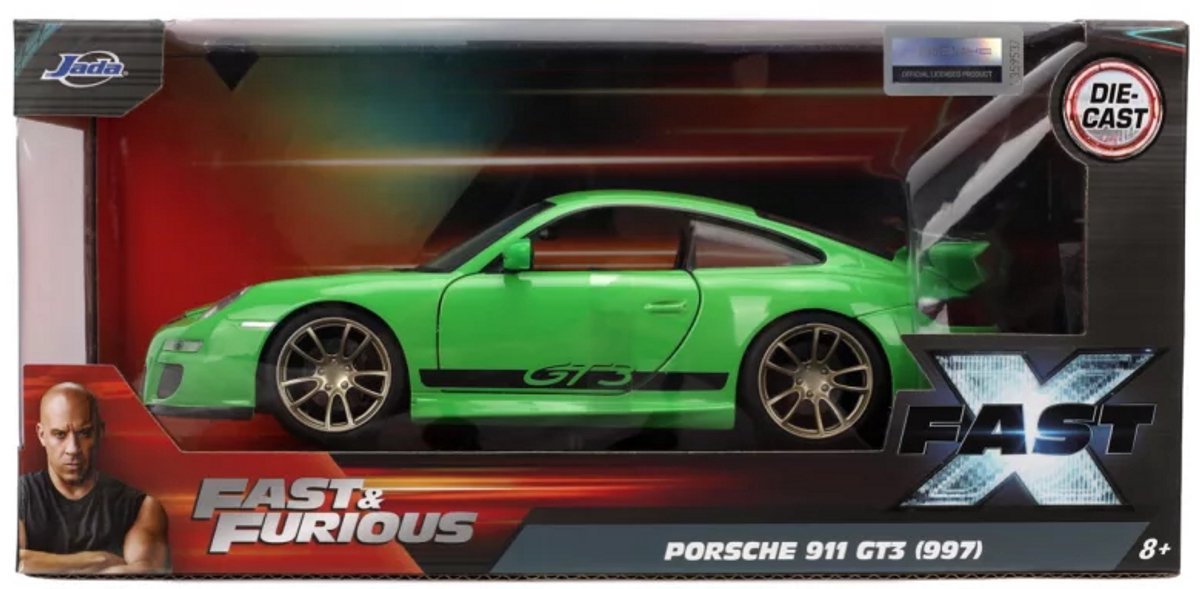 Jada Toys Fast Furious – Fast X – Porsche 911 GT3 (997) – Jada – 1:24