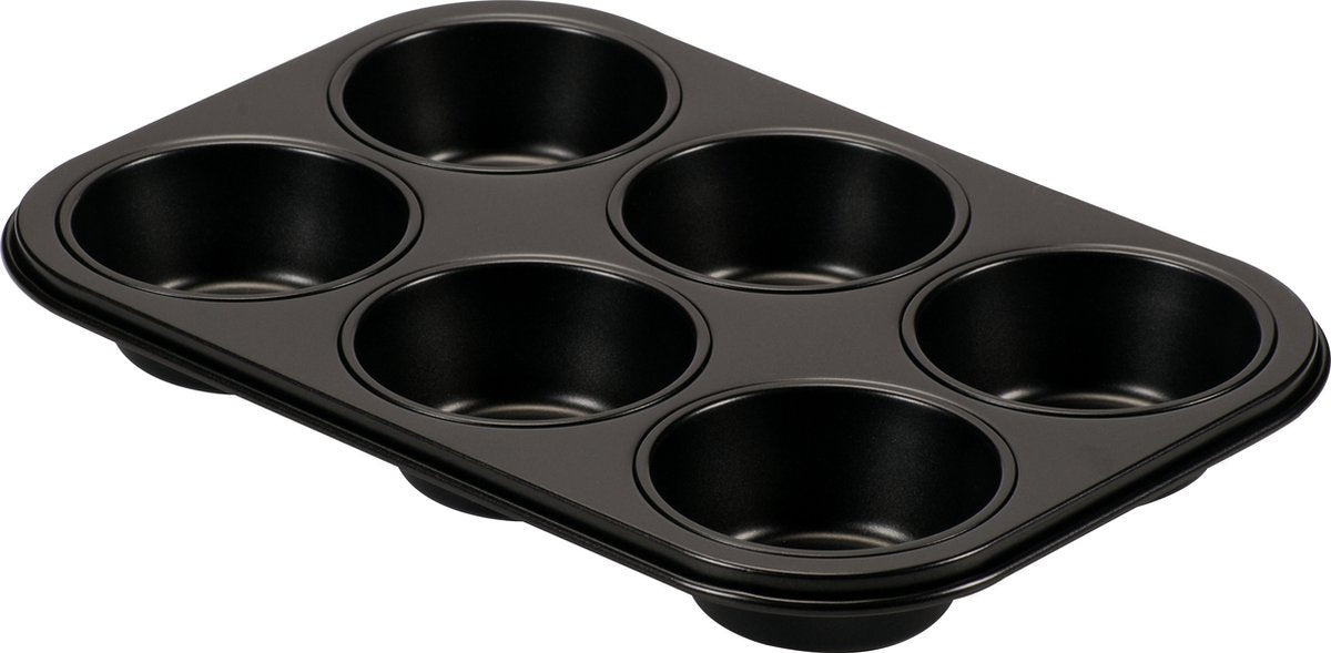 Basic kulinarische Muffinform 12 Tassen – PFAS-freie Backform – Kohlenstoffstahl – für Cupcakes und Muffins