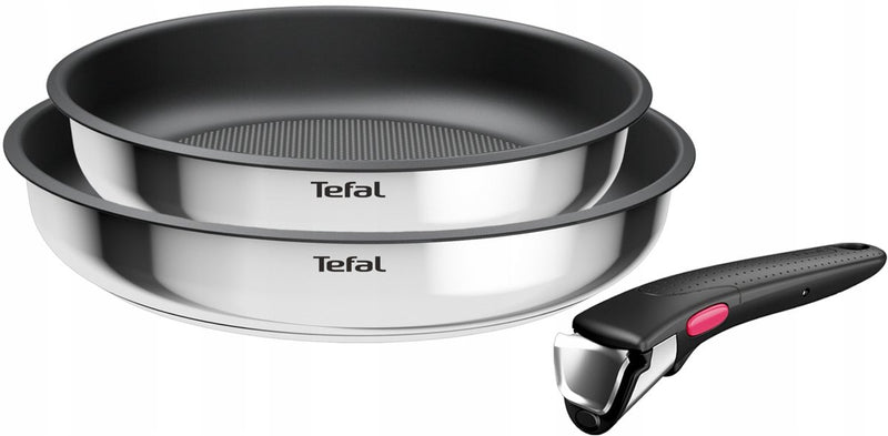 Tefal Cook Eat 22 26 cm Pfannenset Silber