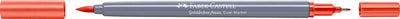 Faber-Castell – Duo-Aquarellmarker Goldfaber – dunkles Cadmiumorange 115 – Pinsel 0,6 mm – FC-164615