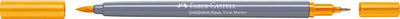 Faber-Castell – Duo-Aquarellmarker Goldfaber – Chromgelb dunkel 109 – Pinsel 0,6 mm – FC-164609