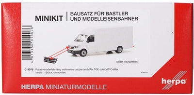 Herpa Mann TGE VW Crafter, weiß (Mini-Kit)
