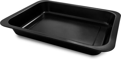 Basic kulinarischer Bräter 30 x 40 cm – PFAS-freie Backform – Kohlenstoffstahl – zum Braten, Braten und Backen