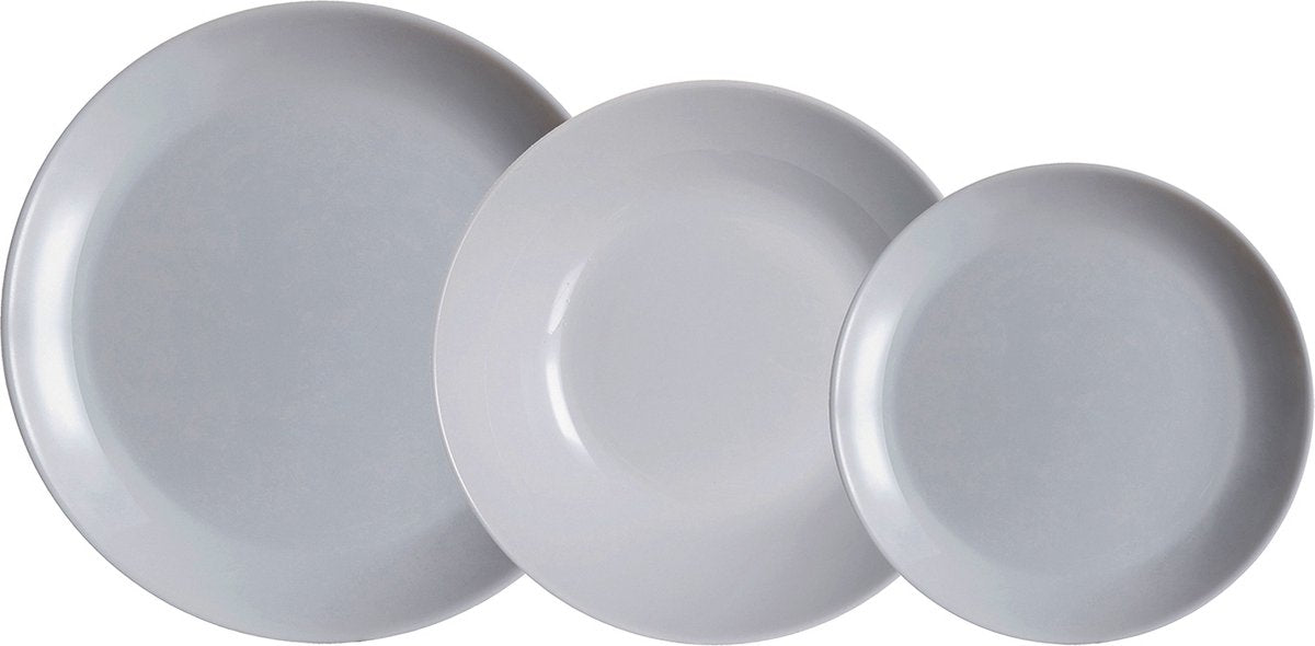 Luminarc Diwali-Geschirrset – 18-teilig – 6 Personen