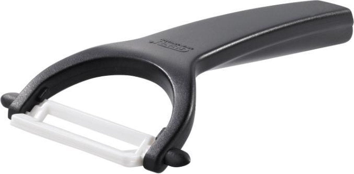Gefu Ceramo Schäler 14 cm – Keramikmesser – für Obst und Gemüse