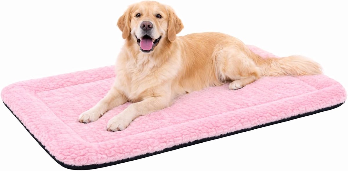 Flamingo Hundekissen – Hundekorb – Naya rechteckig rosa 116x69cm – extra geräumig – bequem – weich