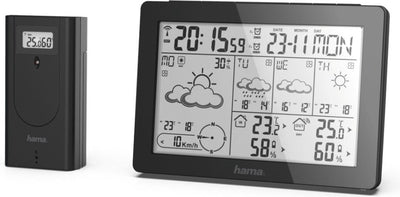 Hama Wettervorhersagezentrum meteotime black