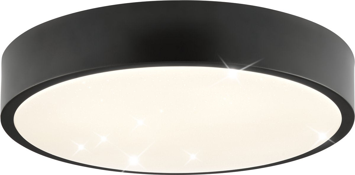 Brillanter, schlanker Sternenhimmel – ø 29,3 cm – LED 6 W – 4000 K – Schwarz und Weiß