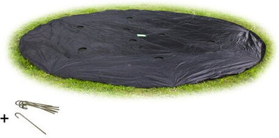 Exit Toys Exit Groundlevel Trampolinabdeckung ø244cm – Trampolin-Schutzhülle – wetterfest – rund – Plane