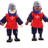 Bigjigs hölzerne mittelalterliche Ritter, 4..