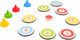 Indoor-Curling-Spiel aus Holz – 2 bis 4 Spieler