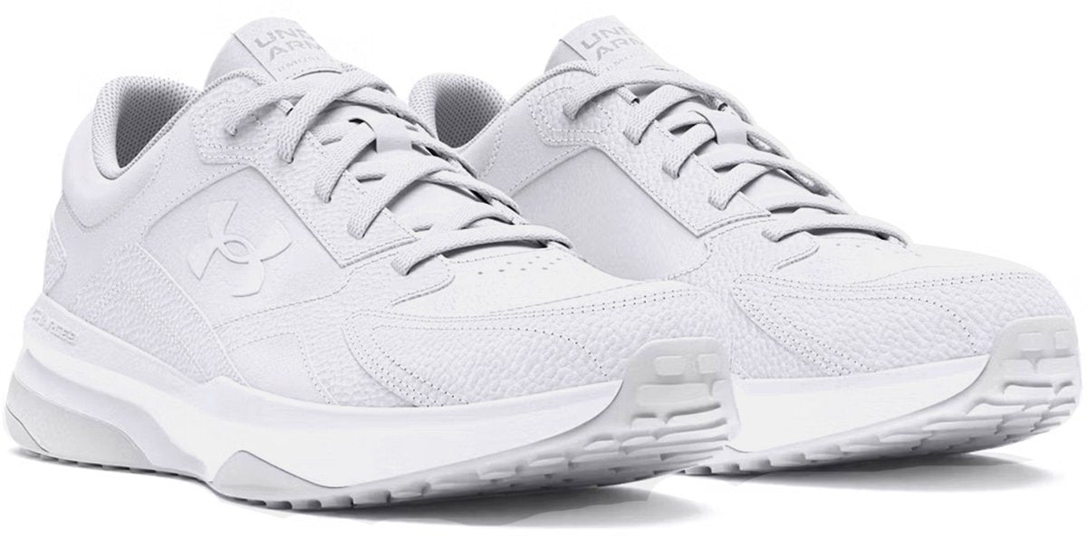 Under Armour ua Edge lthr-wht Herren-Sportschuhe – Weiß – Halo-Grau