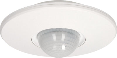 Orno Bewegungsmelder Deckenanbau bis 16m – Innen-Bewegungsmelder für Lampe – Durchgangsmelder 2000 Lux – Bewegungsmelder 360° – Weiß