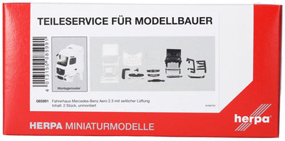 Herpa Mercedes Benz Actros S. Seitenbelüftung (2 Stk.), weiß