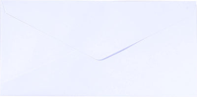 Florence-Umschläge in stabiler Qualität, weiß, großes Rechteck, 25 Stück, 11,5 x 22,5 cm