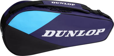 Dunlop – Tennistasche – FX-Club 3RKT – Unisex-Sporttasche – Violett Schwarz Cyan